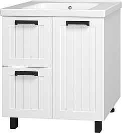 Misty Тумба под раковину Спарта 80 белая – фотография-1